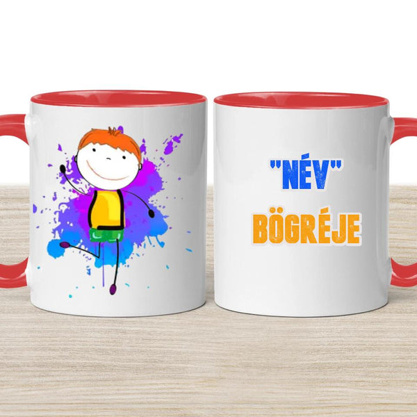 Névre szóló fiús bögre