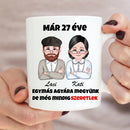 Szerelmes bögre – „Egymás agyára megyünk” felirattal-2