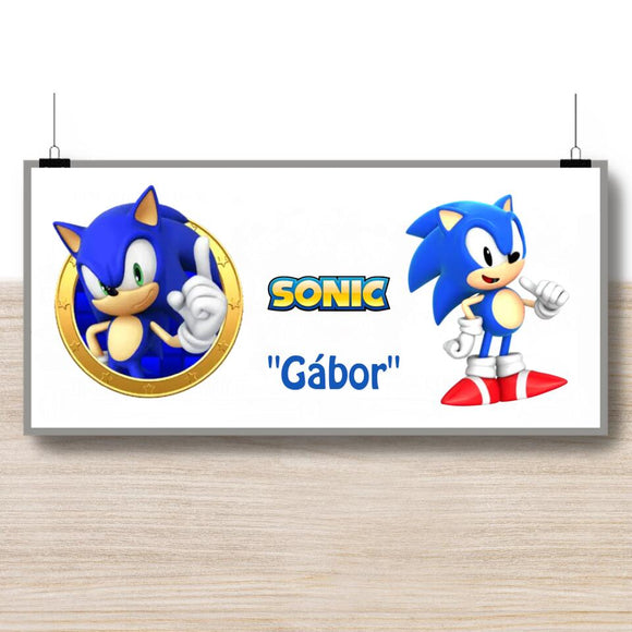 Egyedi SONIC bögre – saját névvel