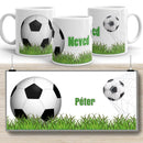 Névre szóló gyerek bögre – focis dizájn-1