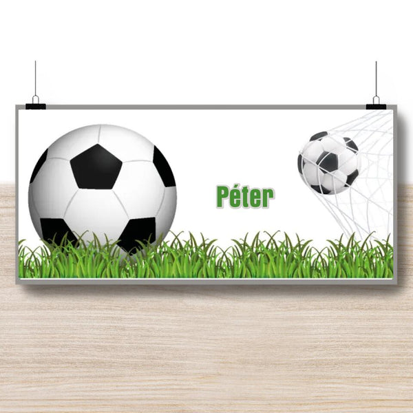 Névre szóló gyerek bögre – focis dizájn