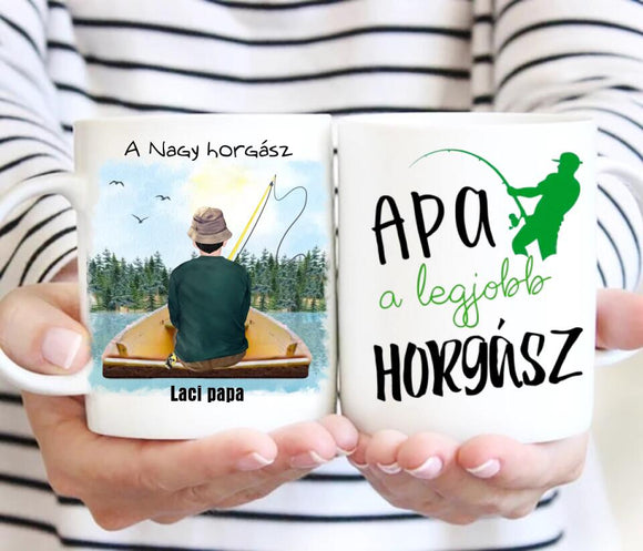 Legjobb Horgász Egyedi Bögre