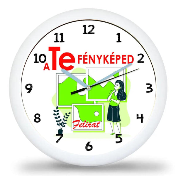 Fényképes Falióra Saját Fotóval