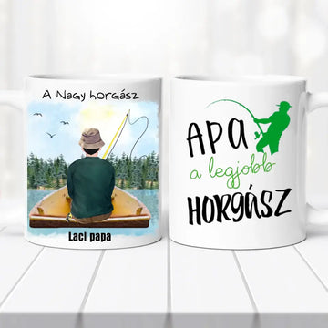 Legjobb Horgász Egyedi Bögre