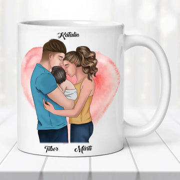 Családi bögre – szülőknek kisbabával