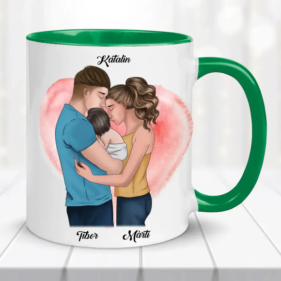 Családi bögre – szülőknek kisbabával