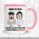 Szerelmes bögre – „Egymás agyára megyünk” felirattal-5