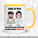 Szerelmes bögre – „Egymás agyára megyünk” felirattal-6