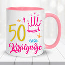 Születésnapi évszámos bögre – „Királynő” stílus-2