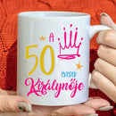 Születésnapi évszámos bögre – „Királynő” stílus-3