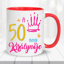 Születésnapi évszámos bögre – „Királynő” stílus-4
