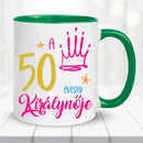 Születésnapi évszámos bögre – „Királynő” stílus-8