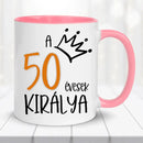 Születésnapi évszámos bögre – „Királyi” stílus-3