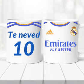 Real Madrid focis bögre – egyedi kivitel