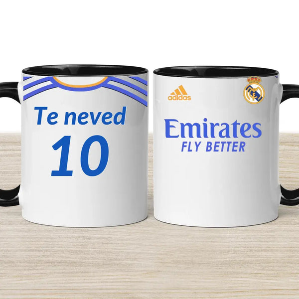 Real Madrid focis bögre – egyedi kivitel