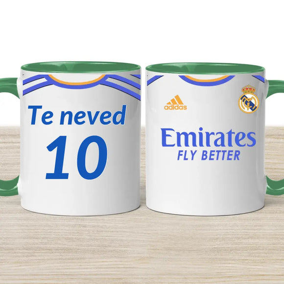 Real Madrid focis bögre – egyedi kivitel