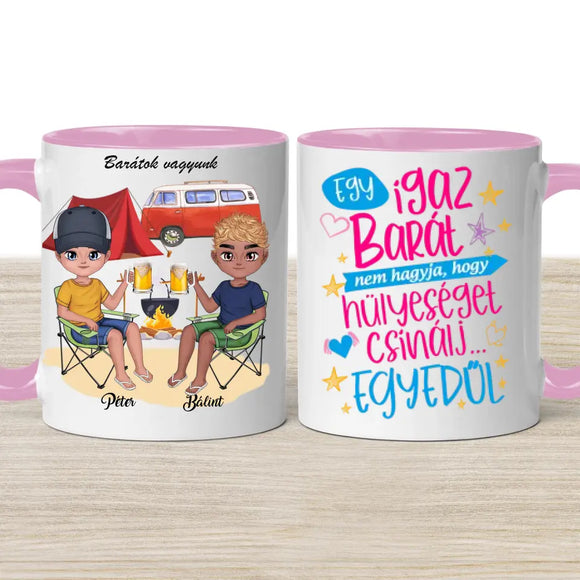 Fiúbarát bögre – egyedi dizájn