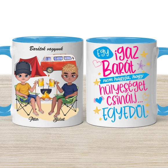 Fiúbarát bögre – egyedi dizájn