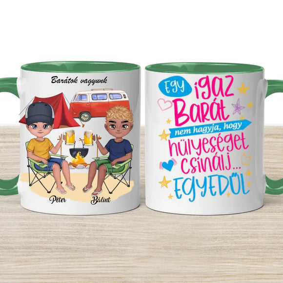 Fiúbarát bögre – egyedi dizájn