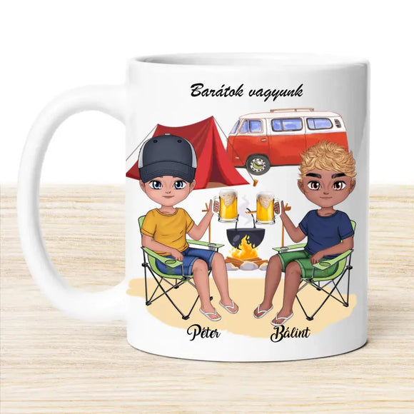 Fiúbarát bögre – egyedi dizájn