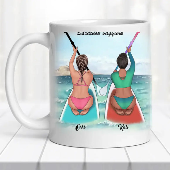 SUP barátnős bögre – egyedi dizájn