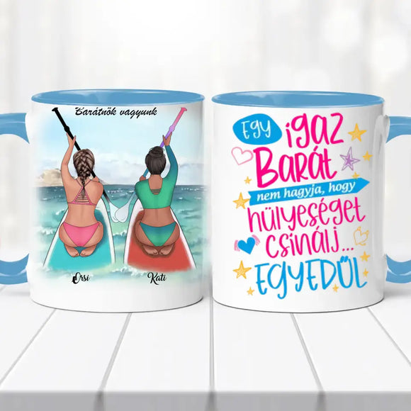 SUP barátnős bögre – egyedi dizájn