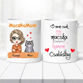 Macskás Egyedi Bögre