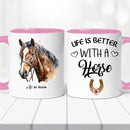 Lovas bögre – egyedi mintával-5