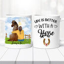 Lovas bögre – lányos változat-1