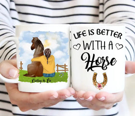 Lovas bögre – lányos változat - 0