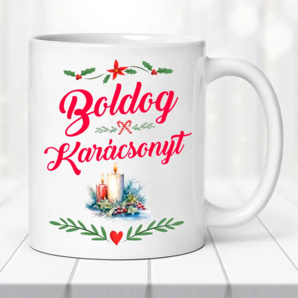 Családi karácsonyi bögre – szülőknek és gyerekeknek