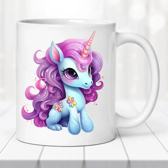 Névre szóló bögre – pónis lányos mintával