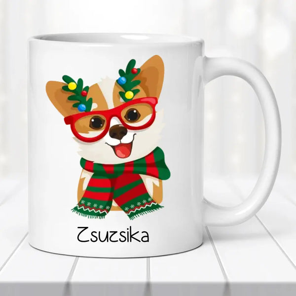 Karácsonyi bögre gyerekeknek – téli állatokkal