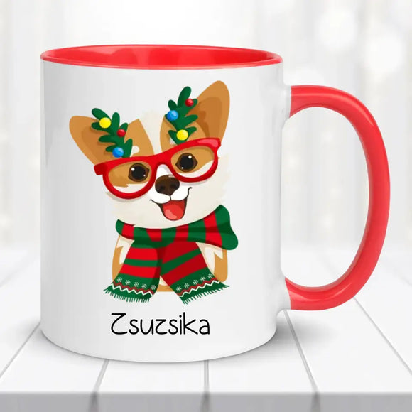 Karácsonyi bögre gyerekeknek – téli állatokkal