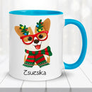 Karácsonyi bögre gyerekeknek – téli állatokkal-6