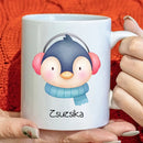 Karácsonyi bögre gyerekeknek – téli állatokkal-5