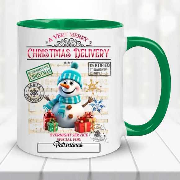 Karácsonyi bögre – egyedi kivitel