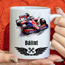 Névre szóló autós bögre – Forma 1 stílus-6