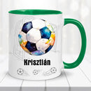 Névre szóló focis bögre – egyedi felirattal-8