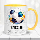 Névre szóló focis bögre – egyedi felirattal-7