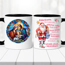 Karácsonyi bögre – Jézus grafikával-9