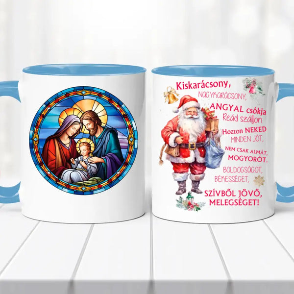 Karácsonyi bögre – Jézus grafikával