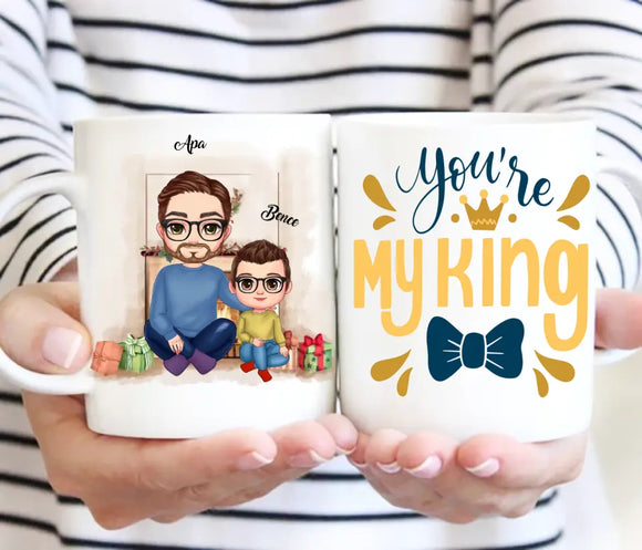 Családi bögre – apa és fia