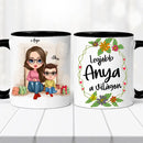 Családi bögre – anya, fia-4