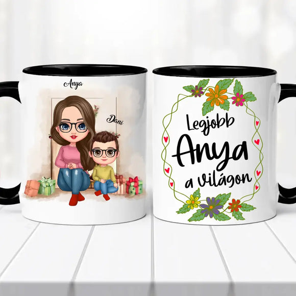 Családi bögre – anya, fia