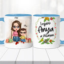 Családi bögre – anya, fia-10