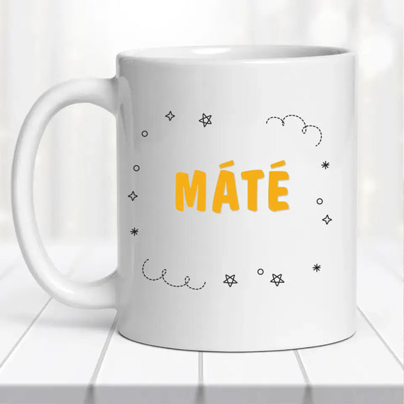 Állatos bögre – saját névvel, egyedi stílus