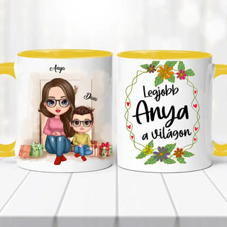 Családi bögre – anya, fia