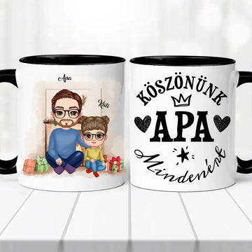 Apa-lánya bögre - 0