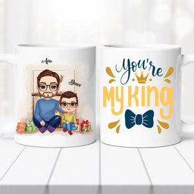 Családi bögre – apa és fia - 0